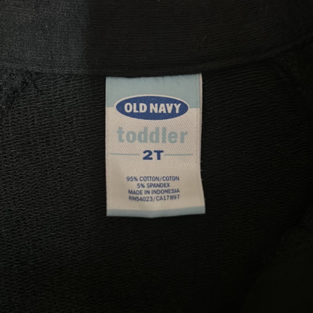 Old Navy Black Collared T Shirt Dress in Size 2T - Picture 5 of 5